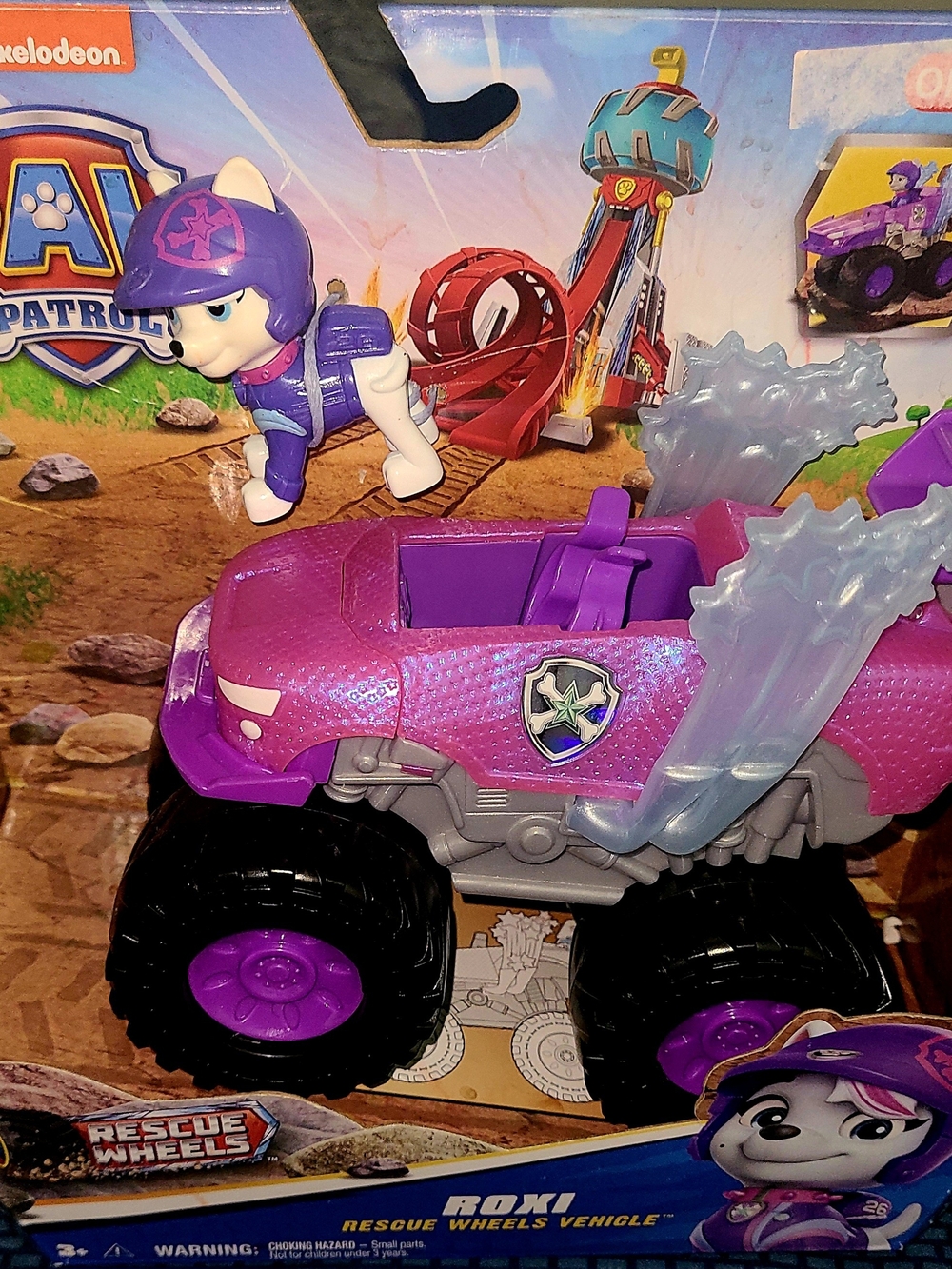 PAW Patrol Roxi Purple Rescue Wheels Vehicle by Nickelodeon